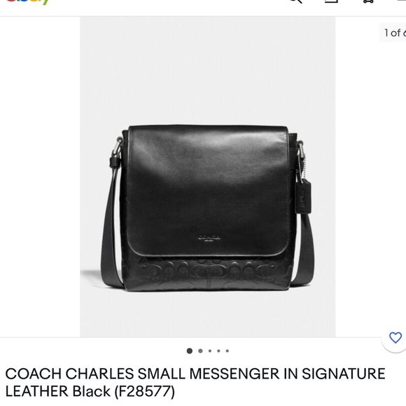 Coach Charles Small Messenger - Picture 2 of 2